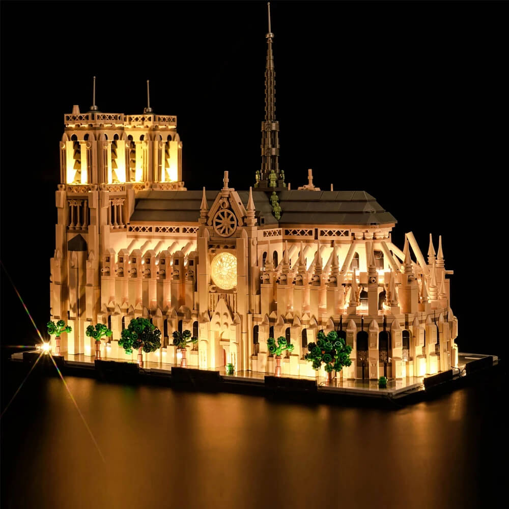 DIY architectural puzzle model of Notre-Dame perfect for display and gifts